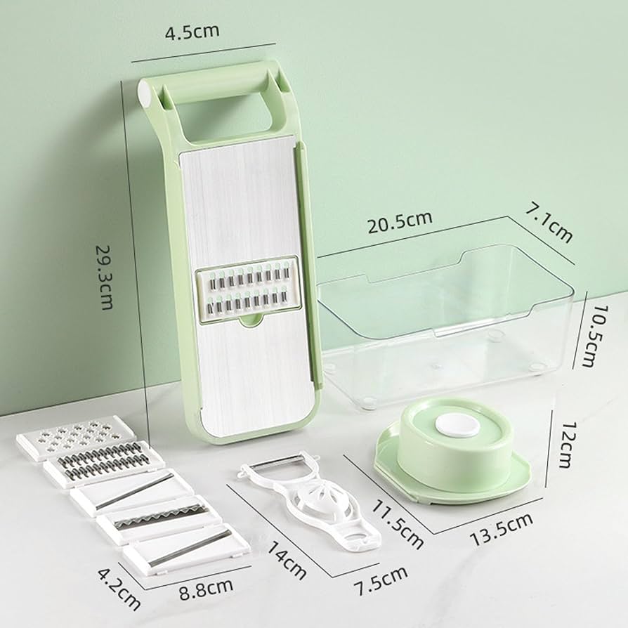 5 in 1 Multifunctional Vegetable Slicer - Peeler Chopper Grater